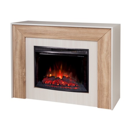 Электрокамин RealFlame Jersey 25,5 WT с очагом Evrika 25,5 LED