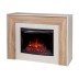 Электрокамин RealFlame Jersey 25,5 WT с очагом Evrika 25,5 LED