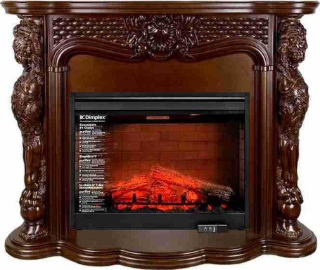 Каминокомплект Castle - Темный дуб с очагом Symphony 30'' DF3020-EU