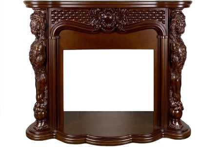 Каминокомплект Castle - Темный дуб с очагом Symphony 30'' DF3020-EU