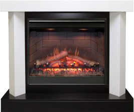 Каминокомплект Vancouver - Фактурный белый с очагом Symphony 26'' DF2608-INT
