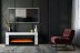 Каминокомплект Lindos 42 SFT - Серый мрамор (Ширина 1470мм) с очагом Vision 42 LOG LED