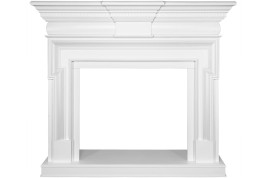 Каминокомплект Torino - Белый с очагом Symphony 30'' DF3020-INT