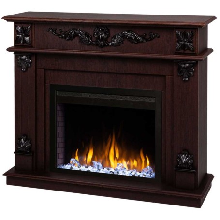 Электрокамин RealFlame Philadelphia 25,5/26 DN орех с очагом Saphir 25,5