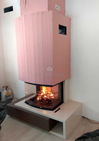 Каминная топка ECOMONOBLOCCO S78 3D (Palazzetti)