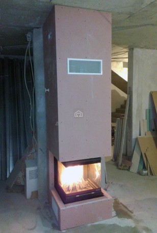 Каминная топка ECOMONOBLOCCO S66 3D (Palazzetti)