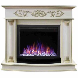 Электрокамин RealFlame Milano WT с очагом Saphir 25,5