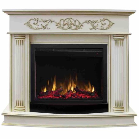 Электрокамин RealFlame Milano WT с очагом Saphir 25,5