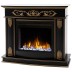 Электрокамин RealFlame Milano DN орех с золотом с очагом Saphir 25,5