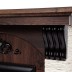 Электрокамин RealFlame Corfino NT орех с очагом Fobos Lux Black