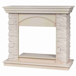 Портал каминный из МДФ RealFlame Elford WT белый дуб
