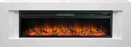 Каминокомплект Line 60 SFT - Белый с очагом Vision 60 LOG LED