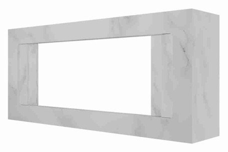 Каминокомплект Line 60 SFT - Белый с очагом Vision 60 LOG LED