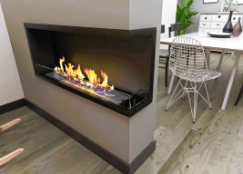 Биокамин Contour угловой 1100 правый (Estetic Flame)