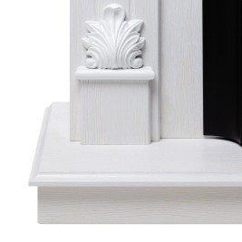Электрокамин RealFlame Ottawa WT белое золото с очагом 3D Oregan