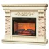 Электрокамин RealFlame Marseilles Luxe 24 WT белый дуб с золотой патиной с очагом Irvine 24
