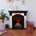 Электрокамин RealFlame Dublin Lux AO античный дуб с очагом 3D Oregan