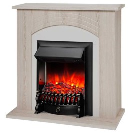 Электрокамин RealFlame Hanna STD LO светлый дуб с очагом Fobos Lux Black