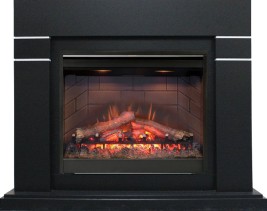 Каминокомплект Lindos - Черный (Высота 985мм) с очагом Symphony 26'' DF2608-INT
