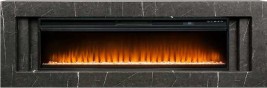 Каминокомплект Line 60 SFT Stone Touch (Разборный) - Серый мрамор с очагом Vision 60 LED