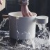 Бадья и черпак KOLO Sauna, цвет белый