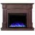 Электрокамин RealFlame Carolina 24/25,5 DN темный орех с очагом Saphir 25,5
