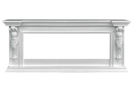 Каминокомплект Sparta 60 - Белый с очагом Vision 60 LED
