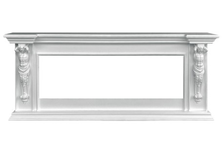 Каминокомплект Sparta 60 - Белый с очагом Vision 60 LED