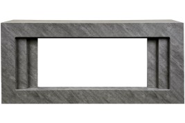 Каминокомплект Line 42 Concrete - Серый бетон с очагом Vision 42 LOG LED