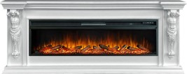 Каминокомплект Sparta 60 - Белый с очагом Vision 60 LOG LED