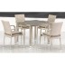 Комплект плетеной мебели T256C/Y376C-W85 Latte (4+1) + подушки на стульях