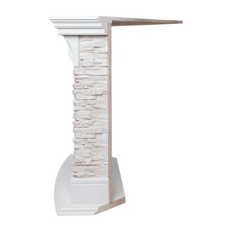 Электрокамин RealFlame Athena Corner GR белый с очагом 3D Olympic