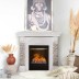 Электрокамин RealFlame Athena Corner GR белый с очагом 3D Olympic