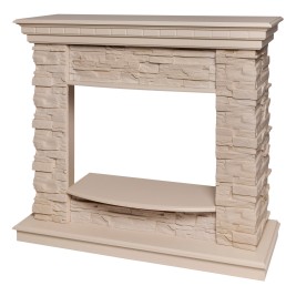 Портал каминный из МДФ RealFlame Elford 25 белый дуб, под очаг RealFlame Firefield 25 S IR