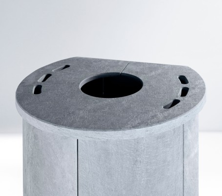 Печь CADIZ SERPENTINO, чёрный (Thorma)