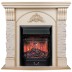 Электрокамин RealFlame Athena WT белый дуб с золотой патиной с очагом Majestic Lux Black