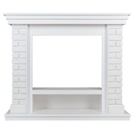 Портал каминный из МДФ RealFlame Brixton 25,5 белый