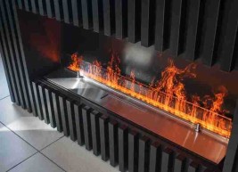 Электрокамин с очагом Schönes Feuer Очаг 3D FireLine 2000 Steel (BASE)