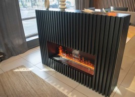 Электрокамин с очагом Schönes Feuer Очаг 3D FireLine 2000 Steel (BASE)