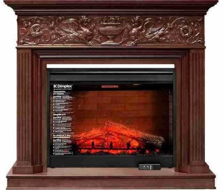 Каминокомплект Palace - Темный дуб с очагом Symphony 30'' DF3020-EU