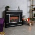 Электрокамин RealFlame Vega 24 BLM черный с очагом Irvine 24
