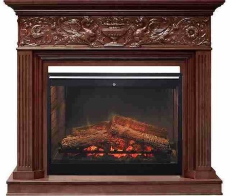 Каминокомплект Palace - Темный дуб с очагом Symphony 30'' DF3020-INT