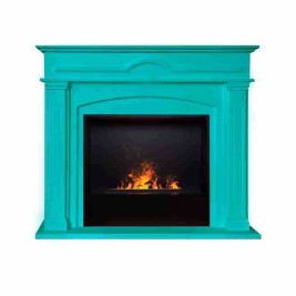 Электрокамин RealFlame MIRRA 26 BLUE ATOLL c очагом Cassette-SP 630M 3D