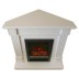 Электрокамин RealFlame Andrea Corner WT фактурный белый с очагом Fobos Lux Black