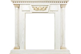 Dimplex Каминокомплект Olympia - Белый дуб, патина с золотом с очагом Albany