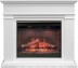 Каминокомплект Adagio - Белый с очагом Symphony 26'' DF2608-INT