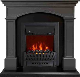 Royal Flame Каминокомплект Langford - Серый графит с очагом Aspen Black