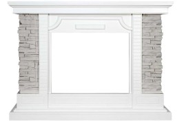 Каминокомплект Avignon - Белый / Сланец серый с очагом Vision 23 EF LED 3D FX