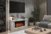 Каминокомплект Line 60 Dark Grey - Темный серый с очагом Vision 60 LOG LED