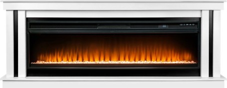 Каминокомплект Cosmo 60 (Разборный) - Белый с черным с очагом Vision 60 LED